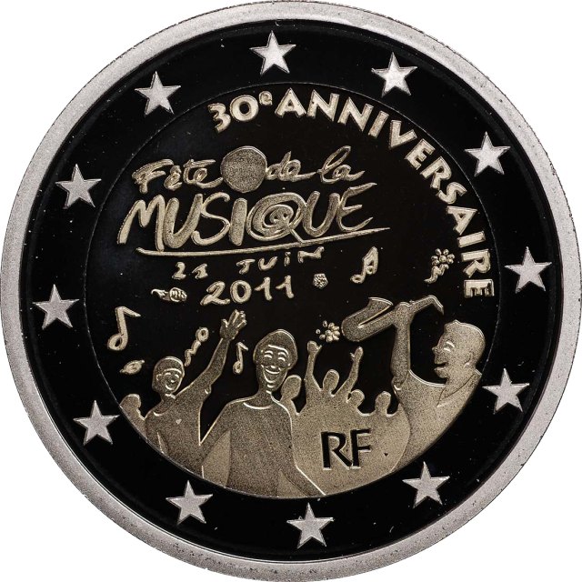 Frankreich 2011 30 Jahre Fête de la Musique – Rückseite
