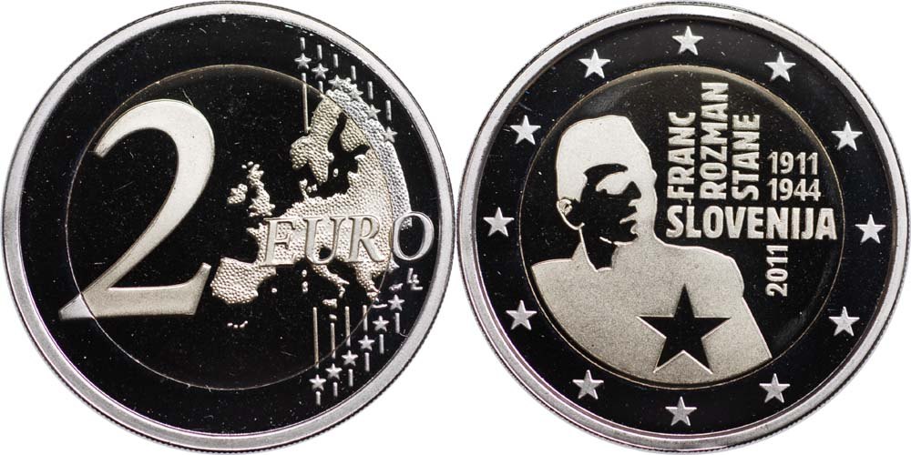 2 Euro Espelhado