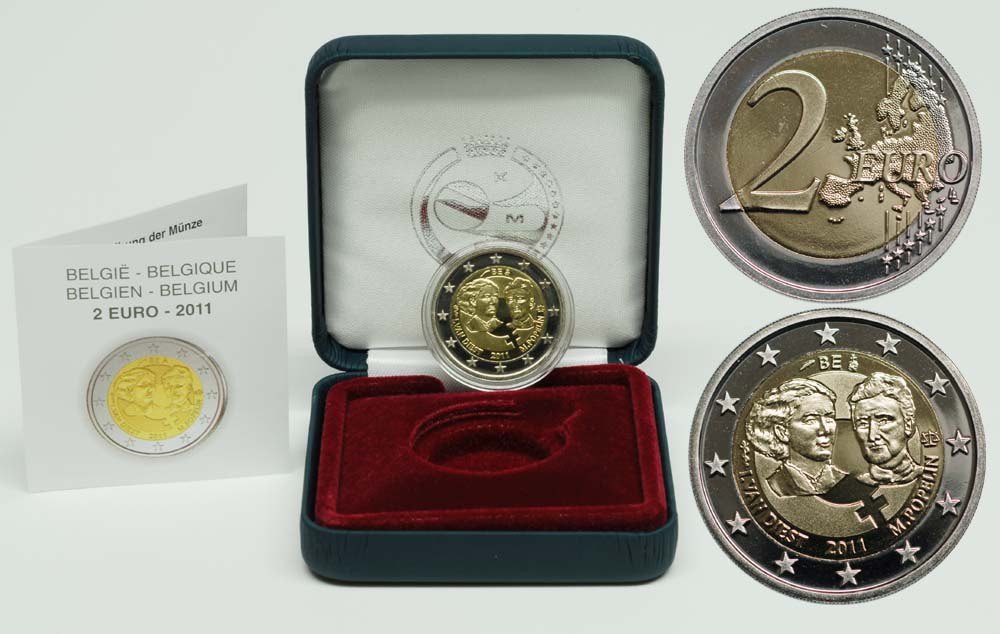 2 Euro Espelhado