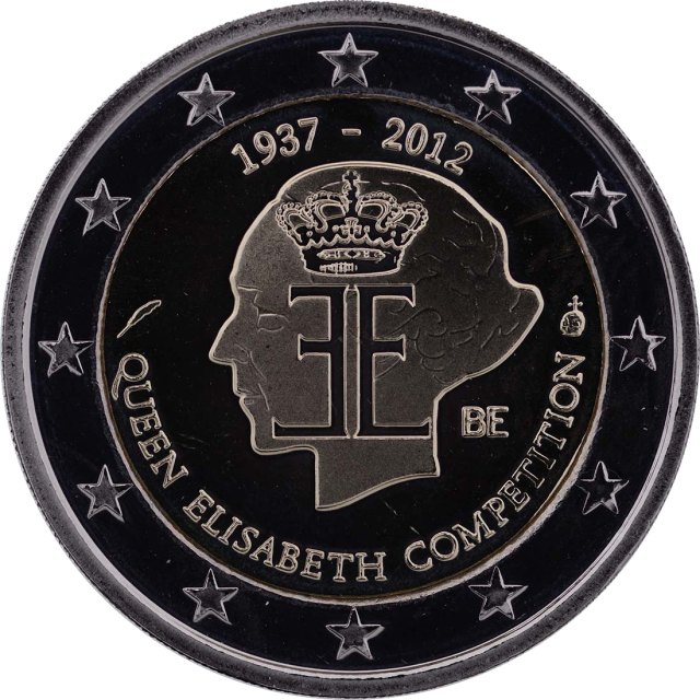 Belgien 2012 75 J. Königin-Elisabeth-Wettbewerb – Rückseite