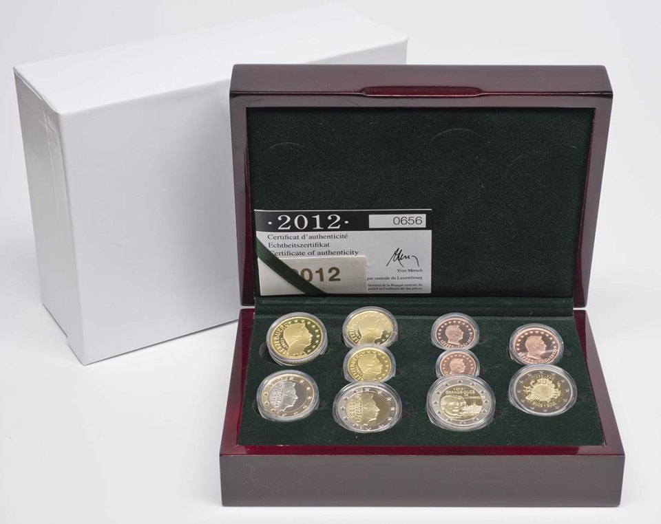 Luxemburg 2012 10 Jahre Euro-Bargeld – Übersicht