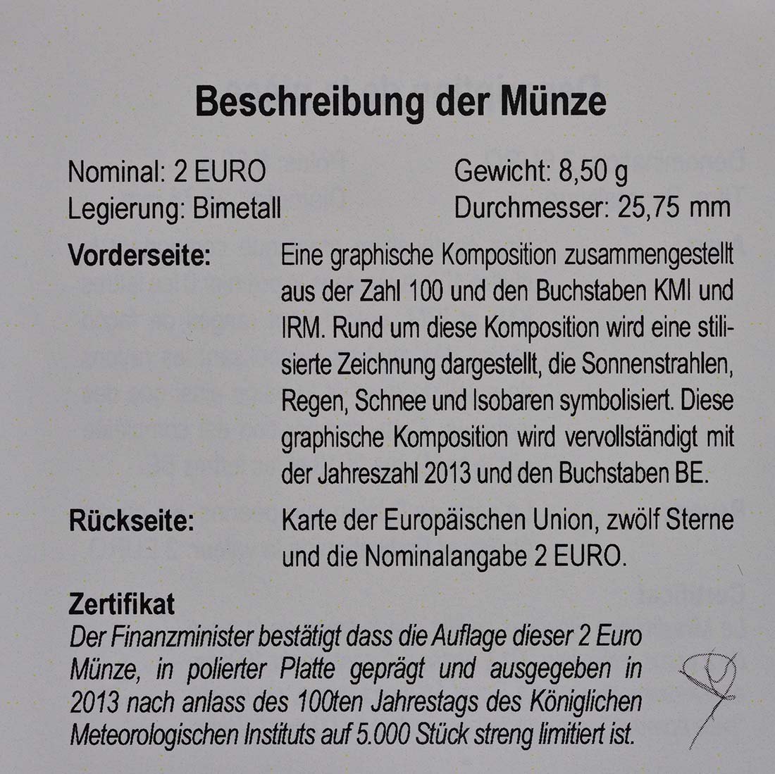 2 Euro Espelhado