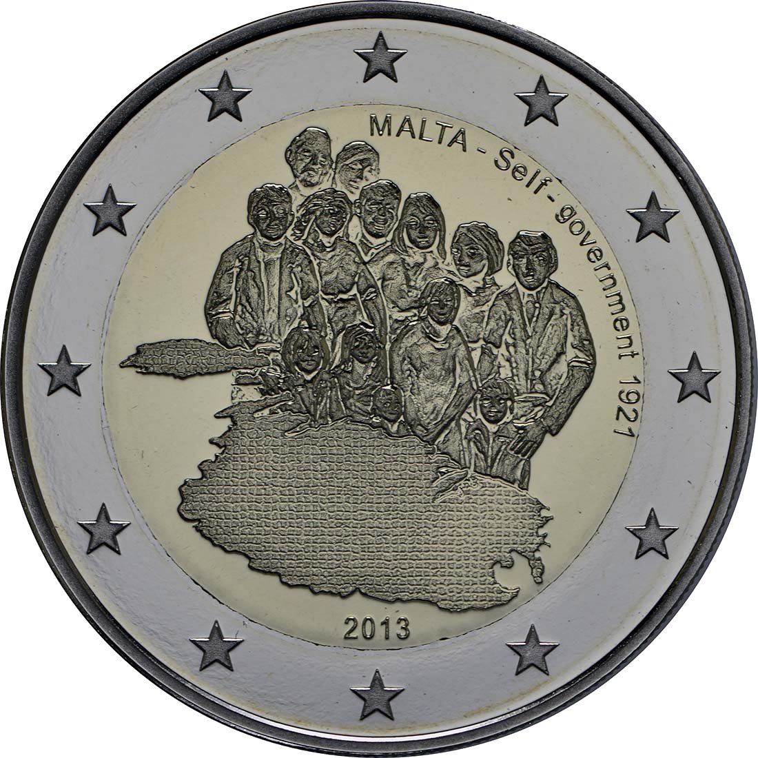 2 Euro Espelhado
