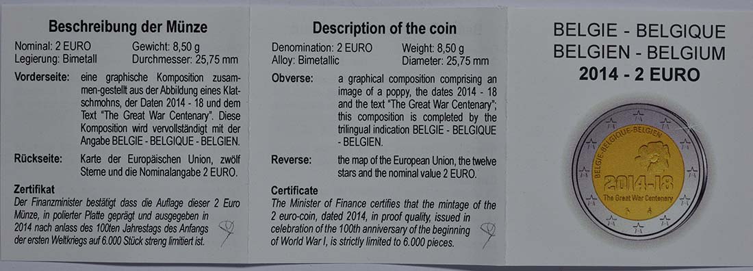 2 euros Proof