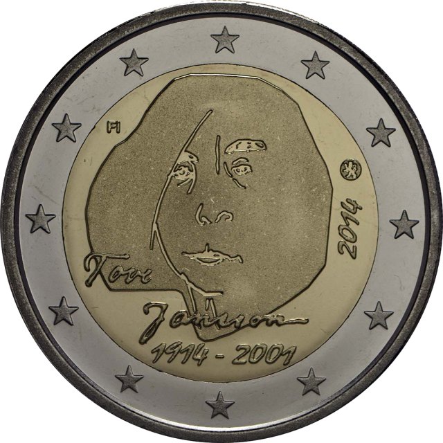 Finnland 2014 100. Geburtstag von Tove Jansson – Rückseite