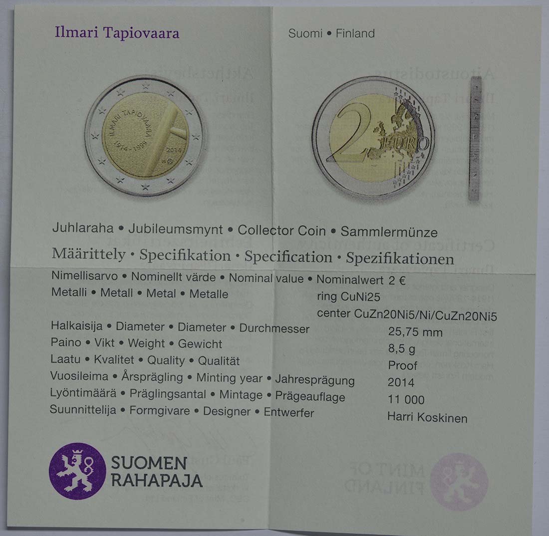 2 euros Proof