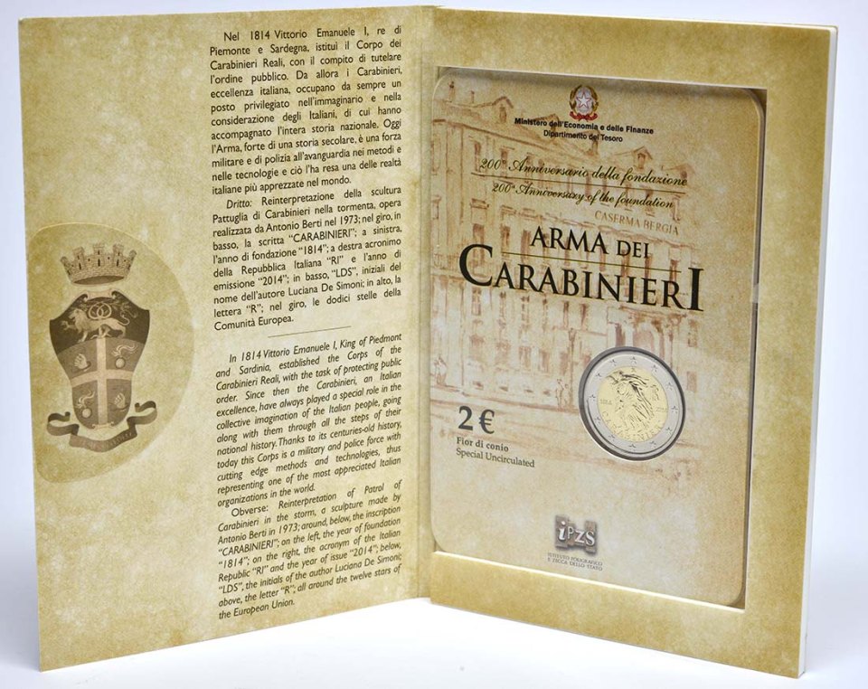 Italien 2014 200 Jahre Carabinieri – Übersicht