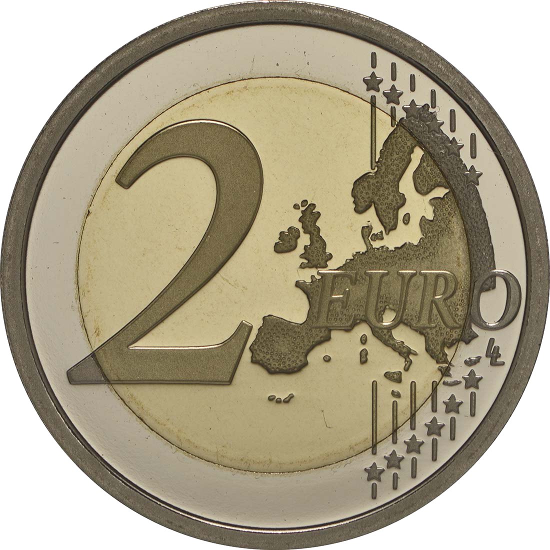 2 Euro Espelhado