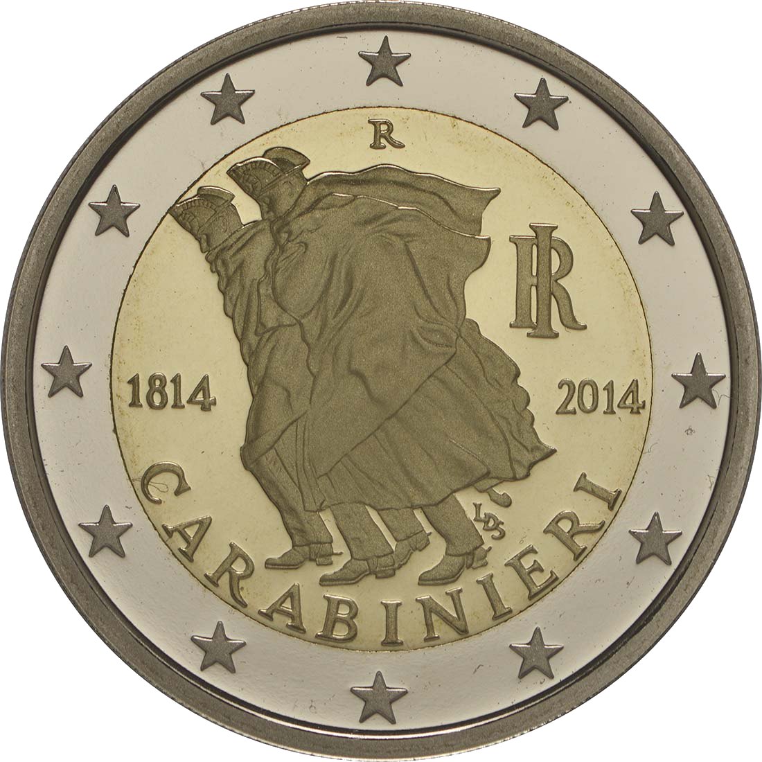 2 Euro Espelhado