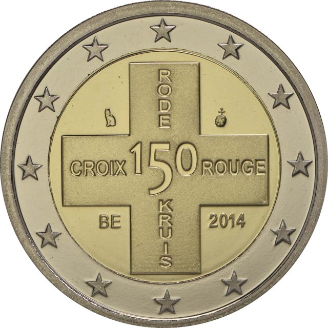Belgien 2014 150 Jahre Rotes Kreuz in Belgien – Rückseite