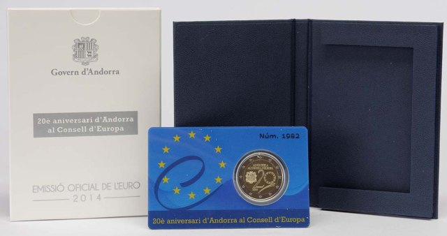 Andorra 2014 20 Jahre Mitgliedschaft von Andorra im Europarat – Übersicht