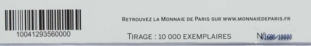 Frankreich 2015 225. Jahrestag des Föderationsfestes – Zertifikat
