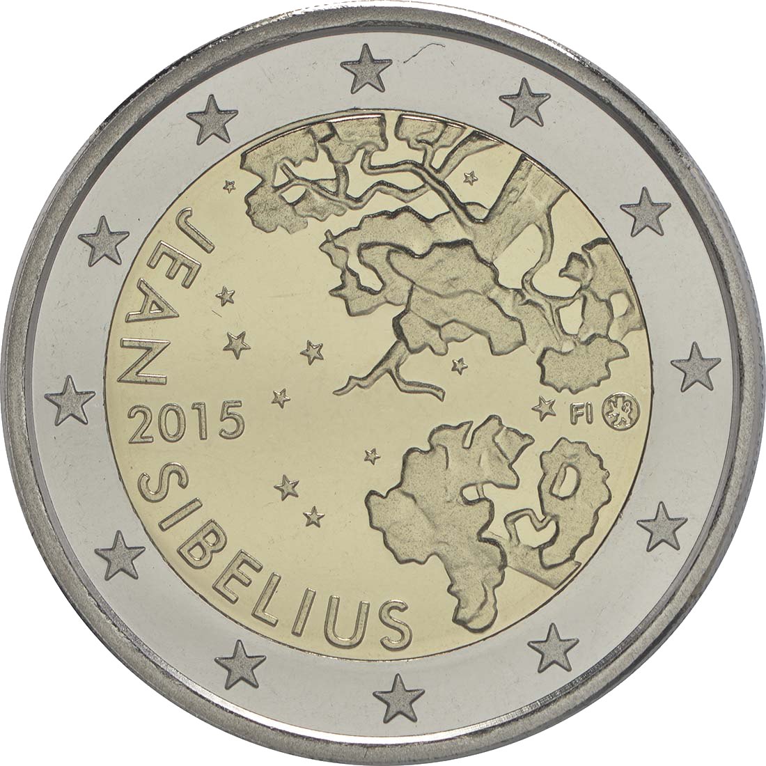 2 Euro Espelhado