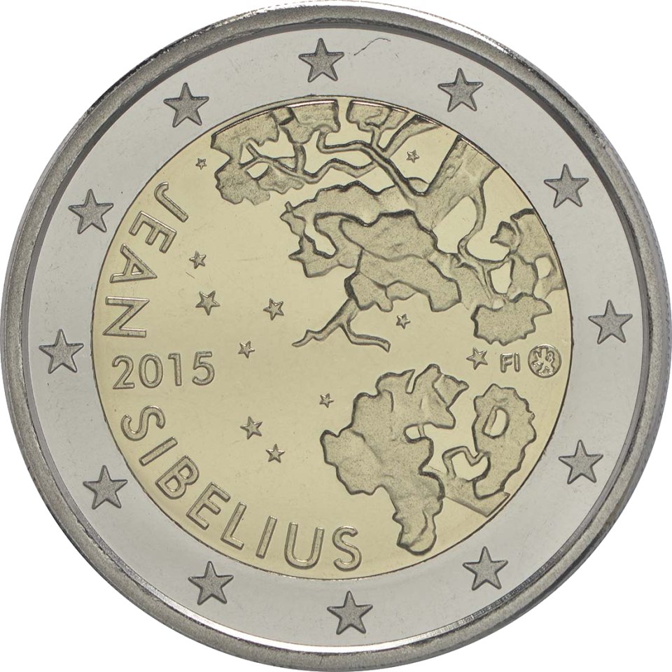 Finnland 2015 150. Geburtstag von Jean Sibelius – Rückseite