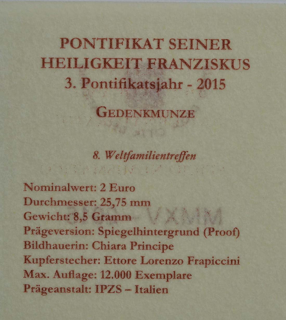 2 Euro Espelhado