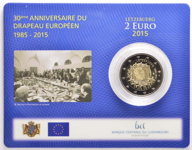 Luxemburg 2015 30 Jahre EU-Flagge – Übersicht