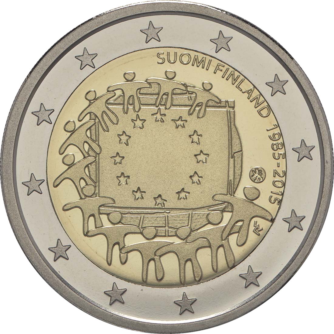 2 Euro Espelhado
