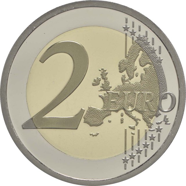 Frankreich 2015 30 Jahre EU-Flagge – Vorderseite