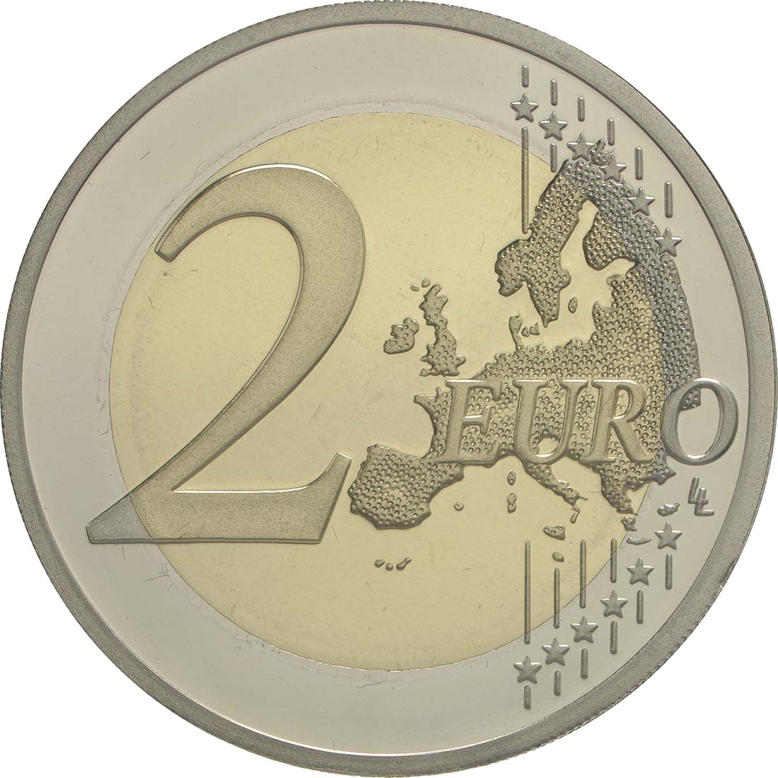 2 Euro Espelhado