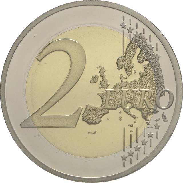 Griechenland 2015 30 Jahre EU-Flagge – Vorderseite