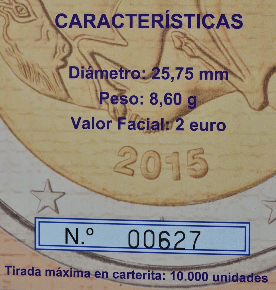 Spanien 2015 UNESCO Weltkulturerbe-Serie 6. Ausgabe Höhle von Altamira – Zertifikat