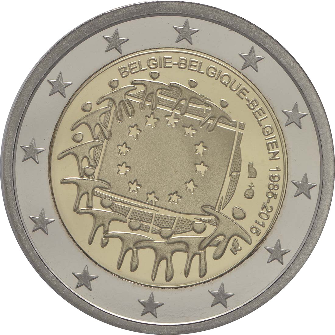 2 Euro Espelhado