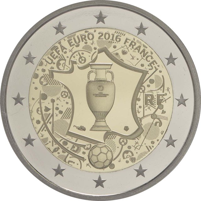 Frankreich 2016 UEFA-Europameisterschaft 2016 – Rückseite