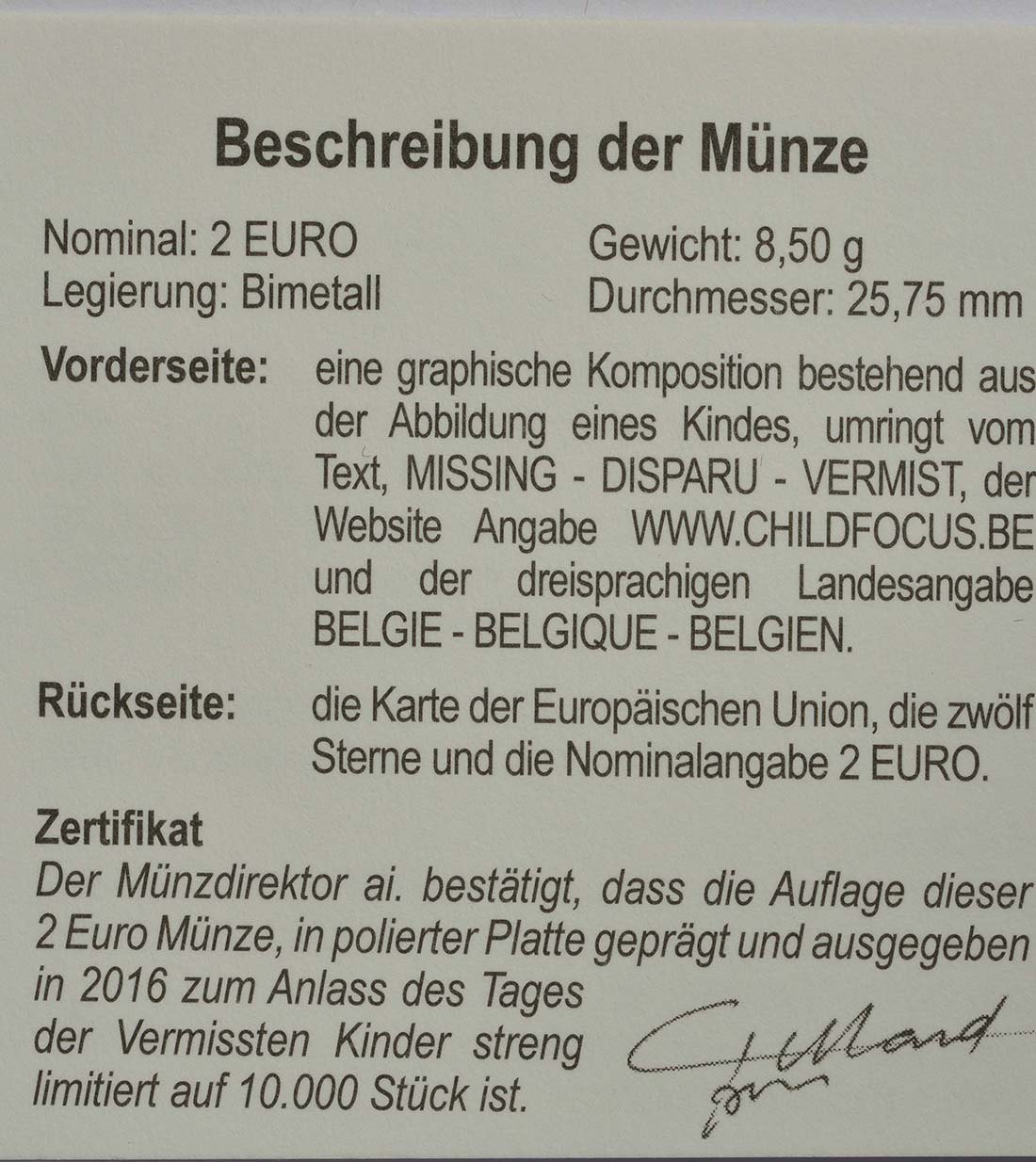 2 Euro Espelhado
