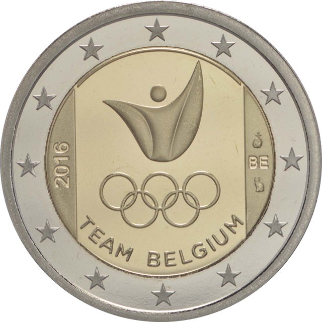 Belgien 2016 Olympische Sommerspiele 2016 in Rio de Janeiro – Rückseite