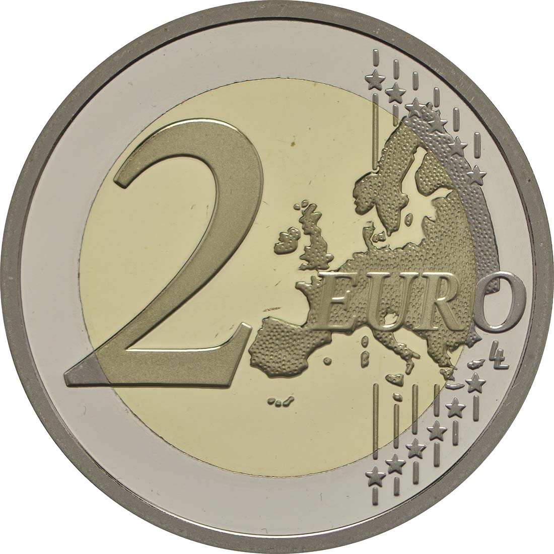2 Euro Espelhado