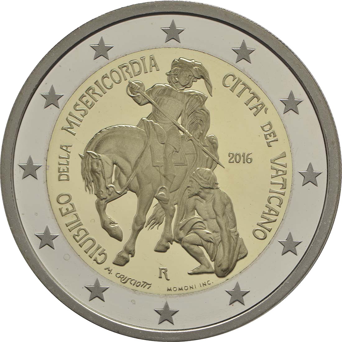 2 Euro Espelhado