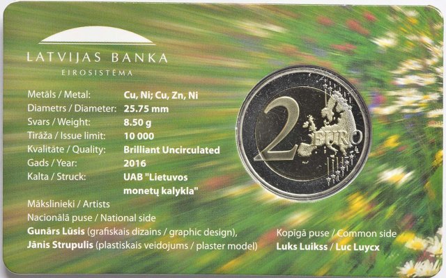 Lettland 2016 Milchwirtschaft Lettlands – Zertifikat