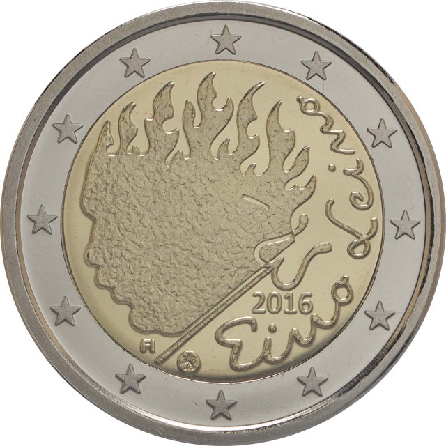 Finnland 2016 90. Todestag von Eino Leino – Rückseite