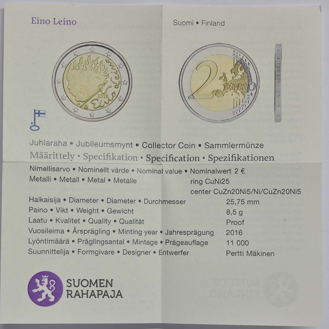 2 Euro Espelhado