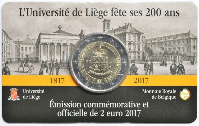Belgien 2017 200 Jahre Universität zu Lüttich – Übersicht
