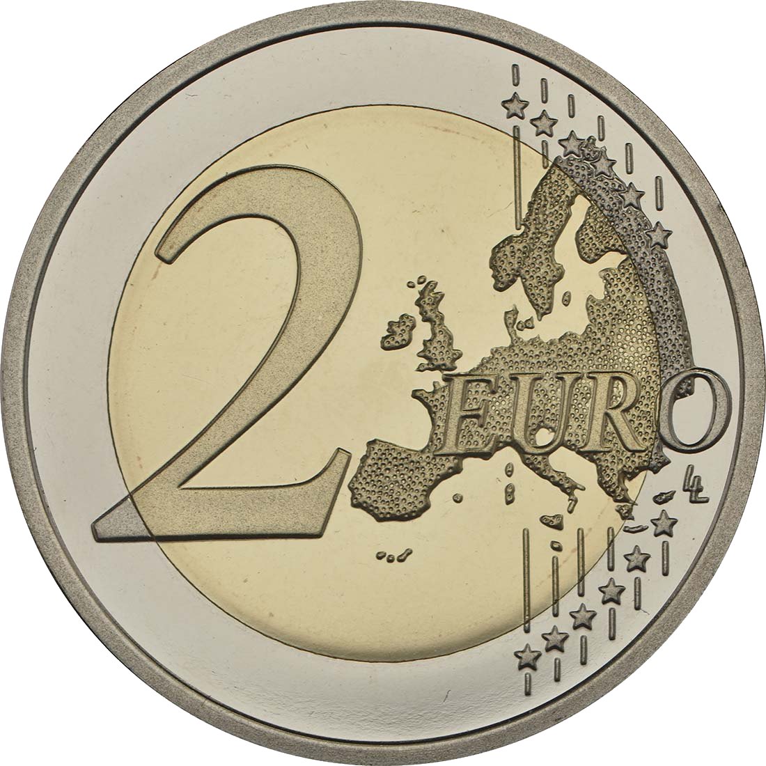2 Euro Espelhado