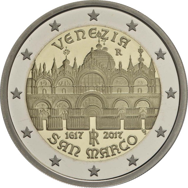 Italien 2017 400 J. Basilica di San Marco in Venedig – Rückseite