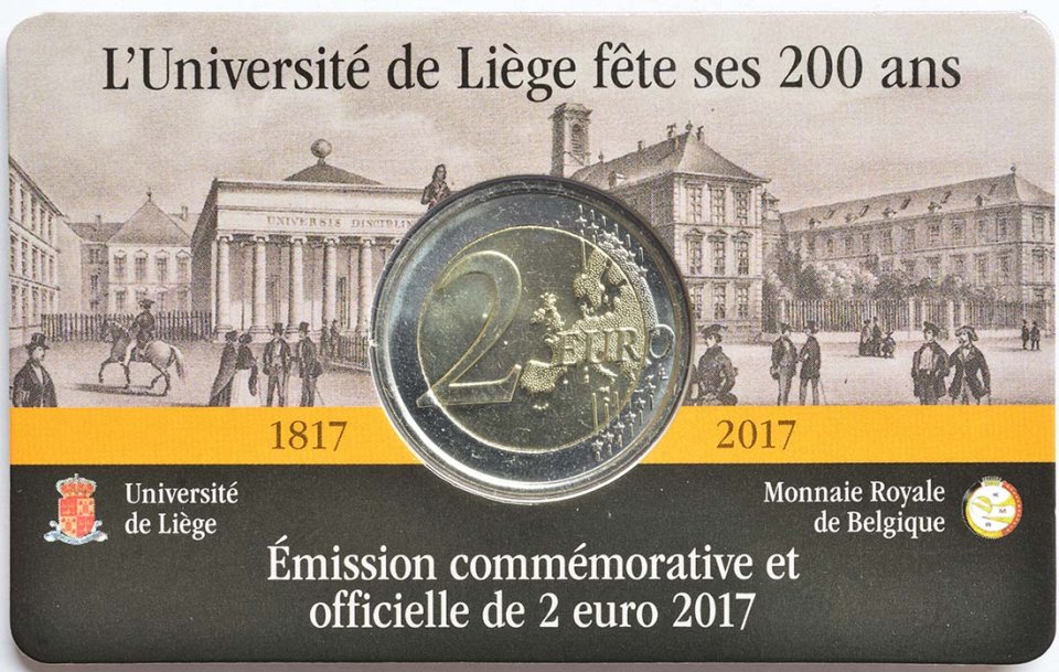 Belgien 2017 200 Jahre Universität zu Lüttich – Übersicht