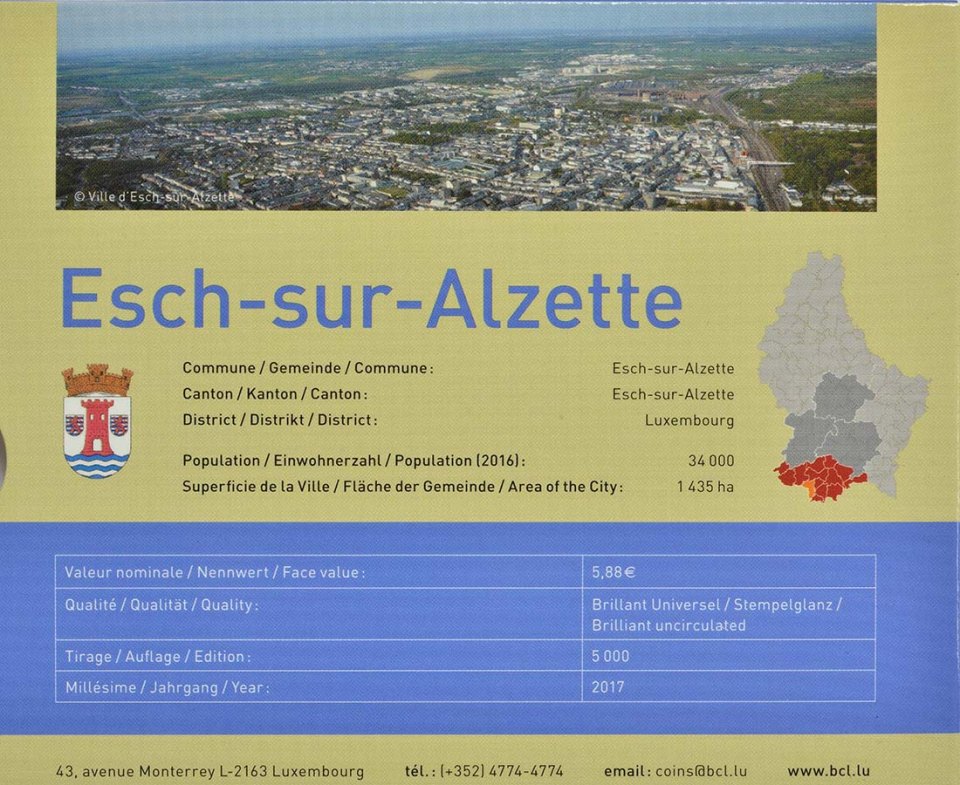 Luxemburg 2017 50 Jahre Freiwilligenarmee in Luxemburg – Zertifikat