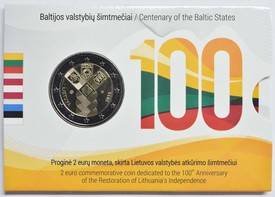 Litauen 2018 Gemeinschaftsausgabe Baltikum: 100 Jahre Unabhängigkeit – Übersicht