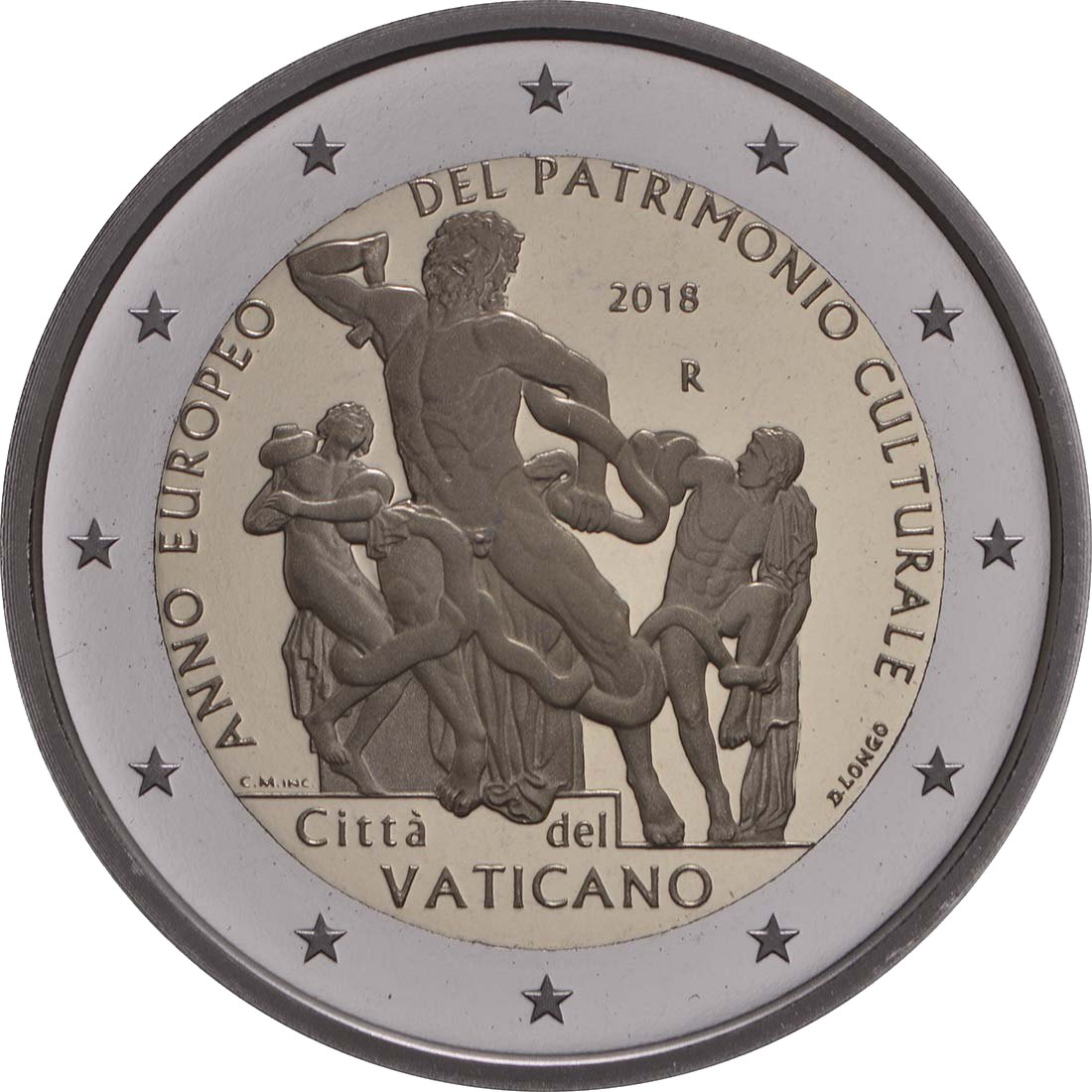 2 Euro Espelhado