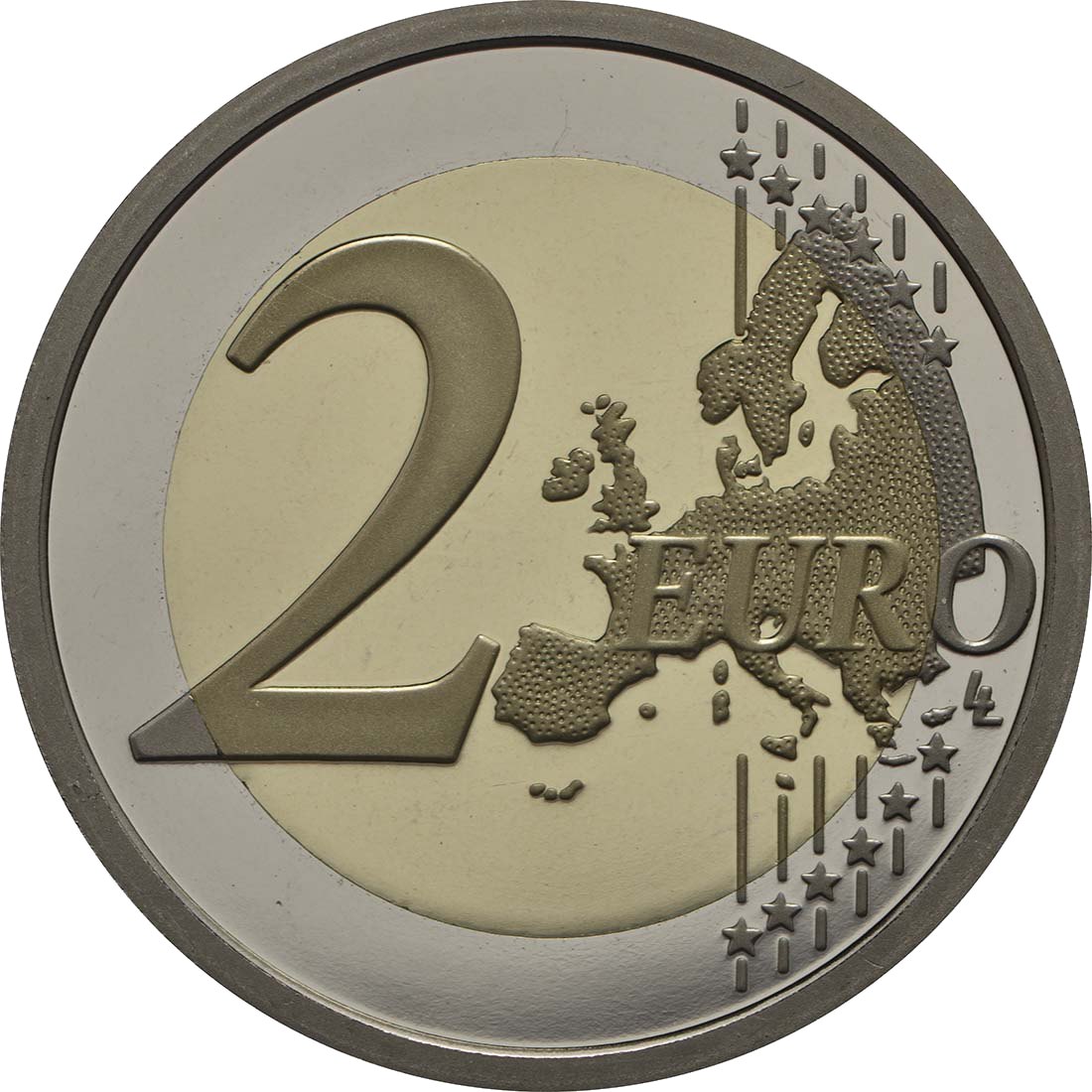 2 Euro Espelhado