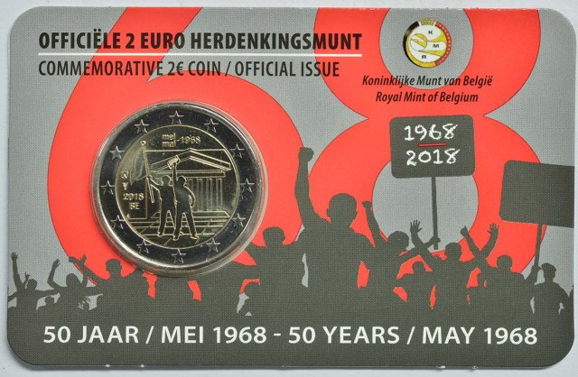 Belgien 2018 50. Jahrestag der Ereignisse vom Mai 1968 in Belgien – Übersicht
