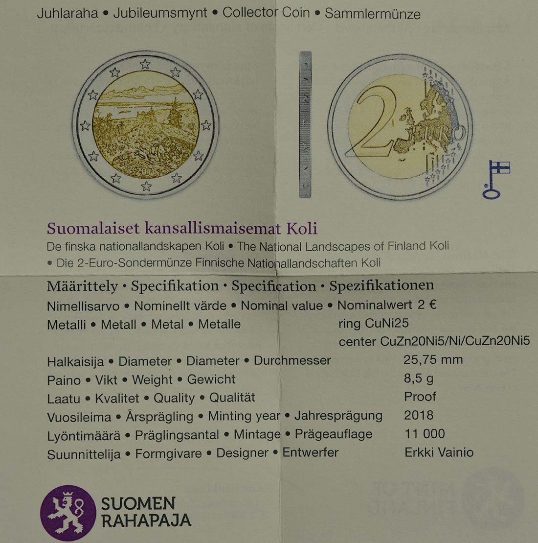 2 Euro Espelhado