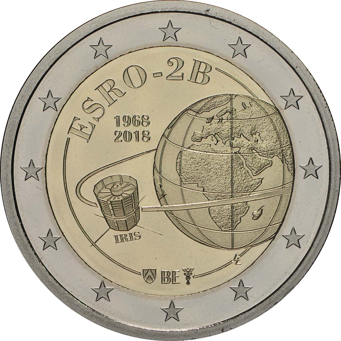 2 Euro Espelhado