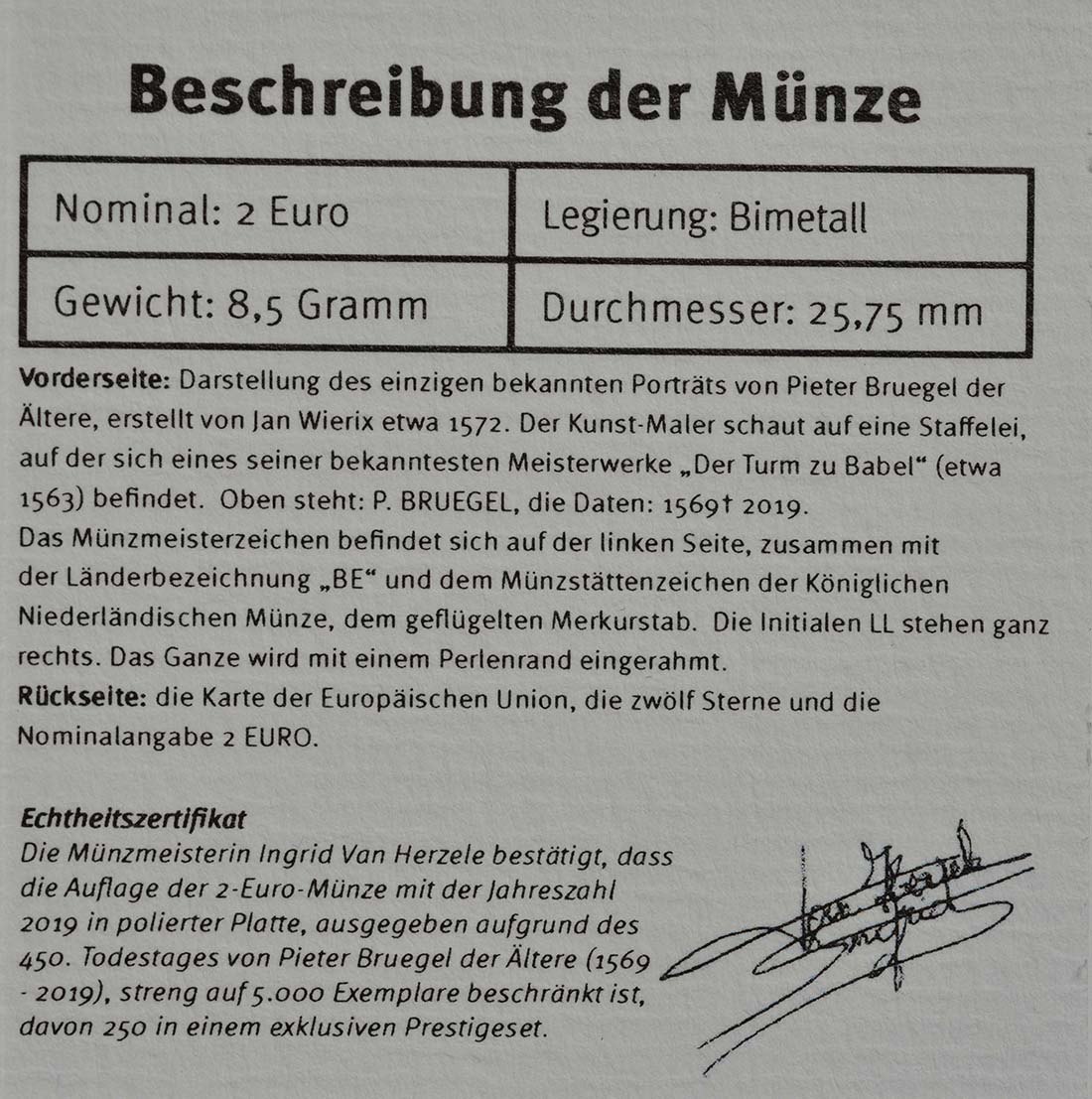 2 Euro Espelhado