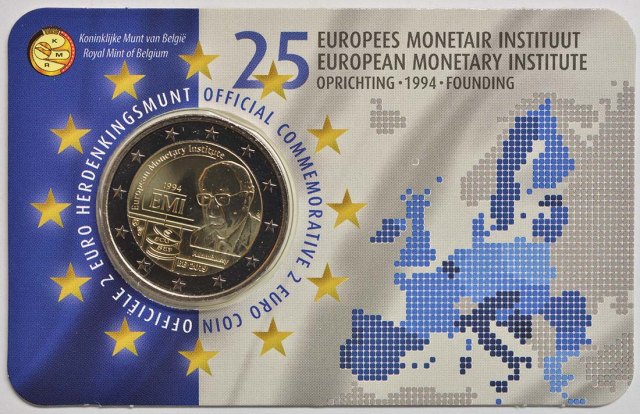 Belgien 2019 25. Gründungstag des Europäischen Währungsinstituts – Übersicht