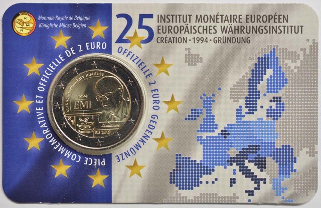 Belgien 2019 25. Gründungstag des Europäischen Währungsinstituts – Übersicht