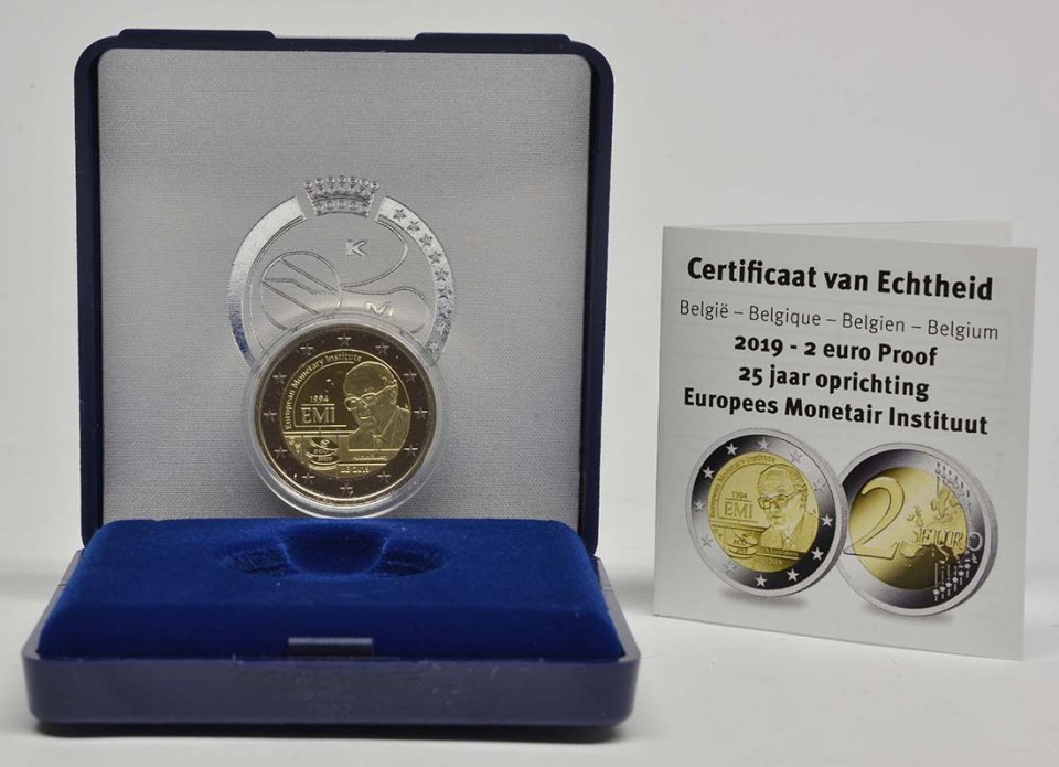 Belgien 2019 25. Gründungstag des Europäischen Währungsinstituts – Übersicht