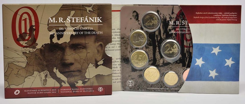 Slowakei 2019 100. Todestag Milan Rastislav Štefánik – Übersicht